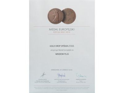 Europäische Medaille für den Glasreiniger Window Plus