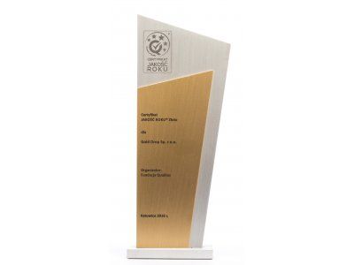 QUALITY PRODUCT OF THE YEAR – Gold Drop Sp. z o.o. takes gold